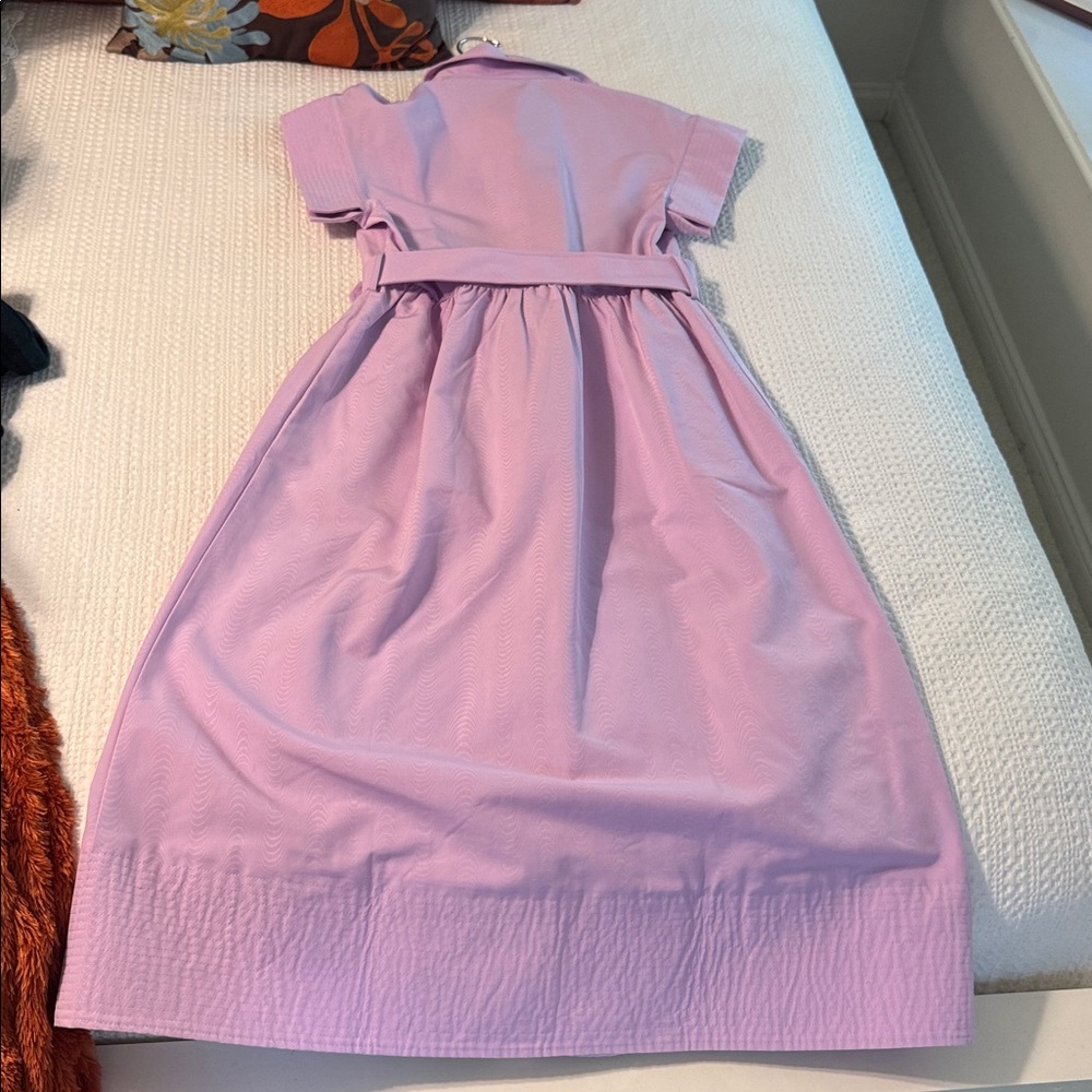 Tuckernuck Lilac Pink Belted Midi Dress - Picture 5 of 5